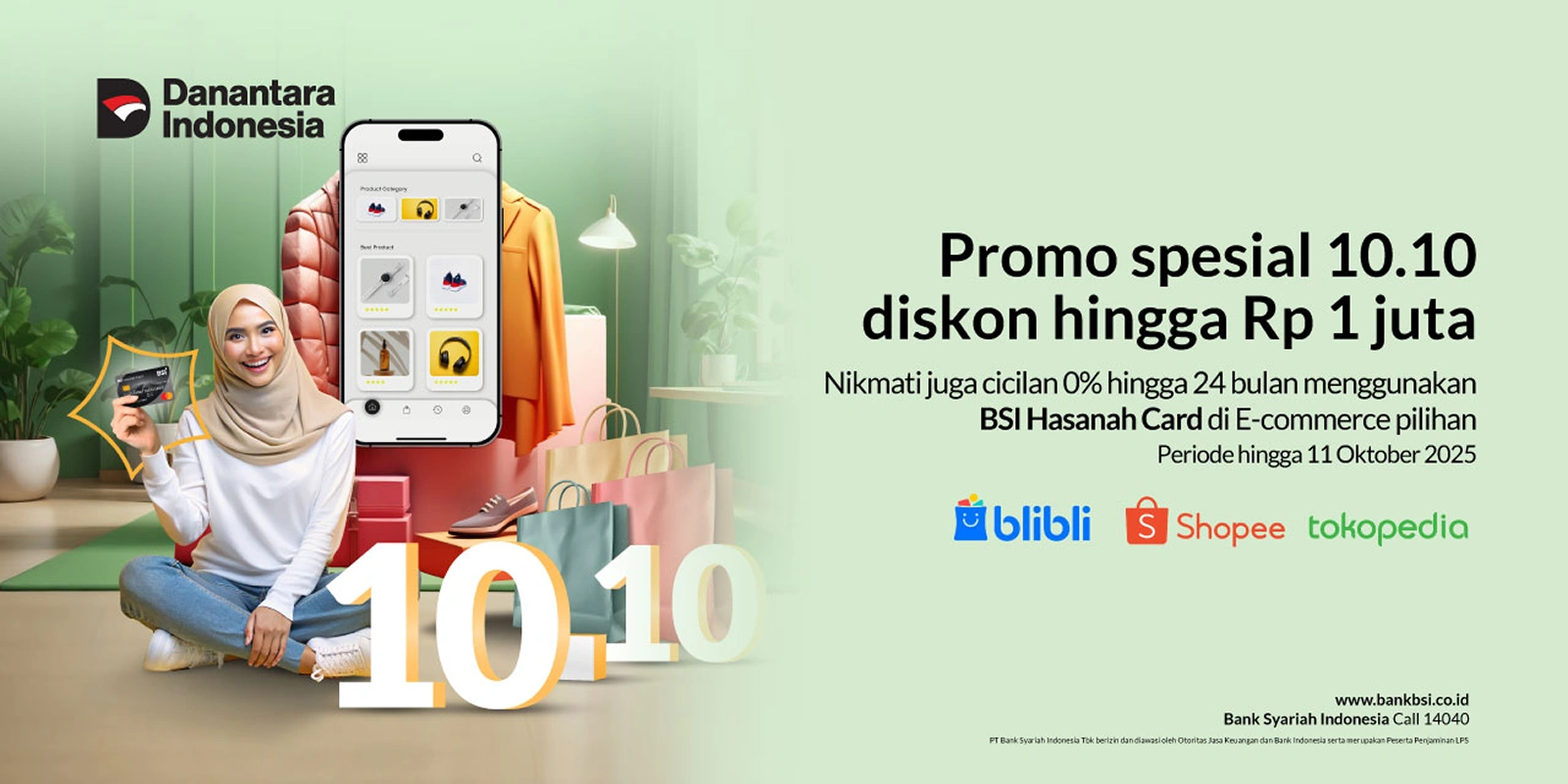 BSI Card – Promo E-Commerce 10.10